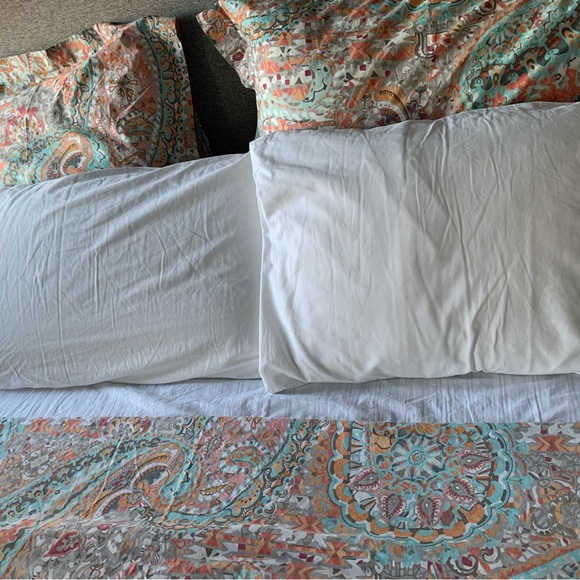 Pottery Barn Paloma Paisley Organic Percale Queen Duvet - Picture 5 of 8